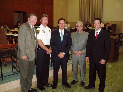 Presentation of Proclamation to U.S. Marshall Pete Elliott