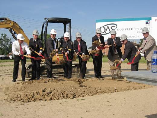 June 6, 2006 groundbreaking for the new Fire Station #2 on Snow Road.